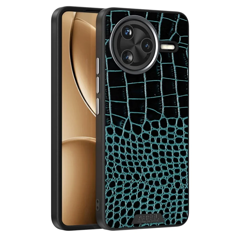 ABEEL For Xiaomi Poco F7 Ultra 5G  /  Redmi K80 Pro 5G Case Compatible with MagSafe Crocodile Texture Micro-Embossing Back Cover - Green