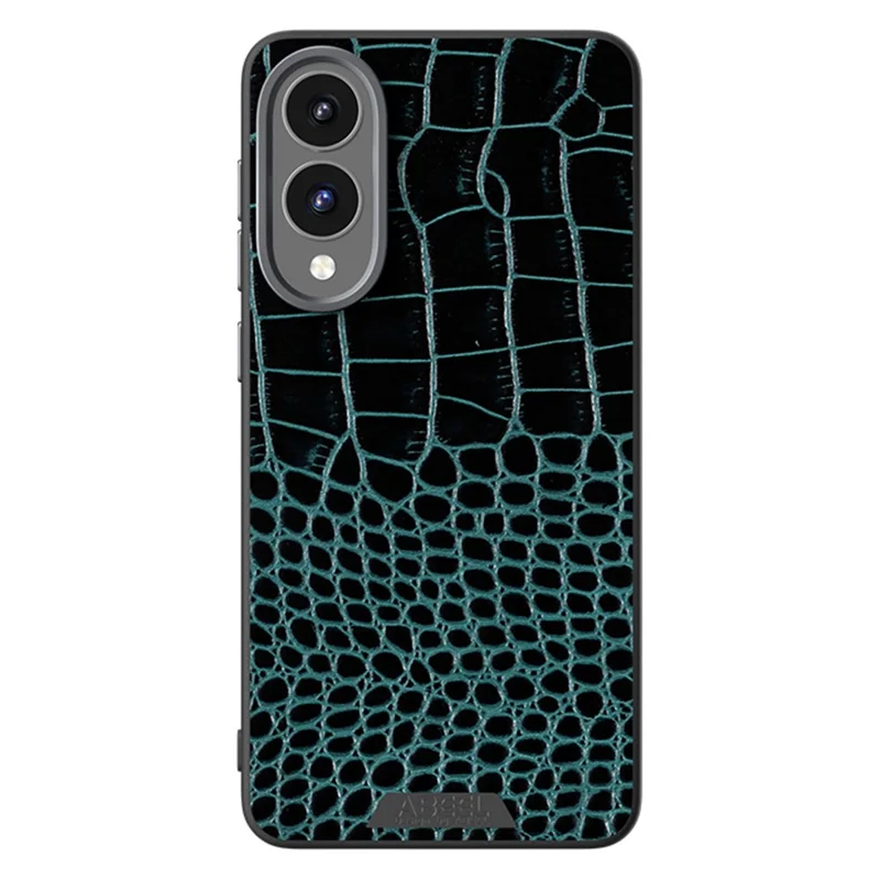 ABEEL For Samsung Galaxy S25 Edge Case Compatible with MagSafe Crocodile Texture Micro-Embossing Back Cover - Green