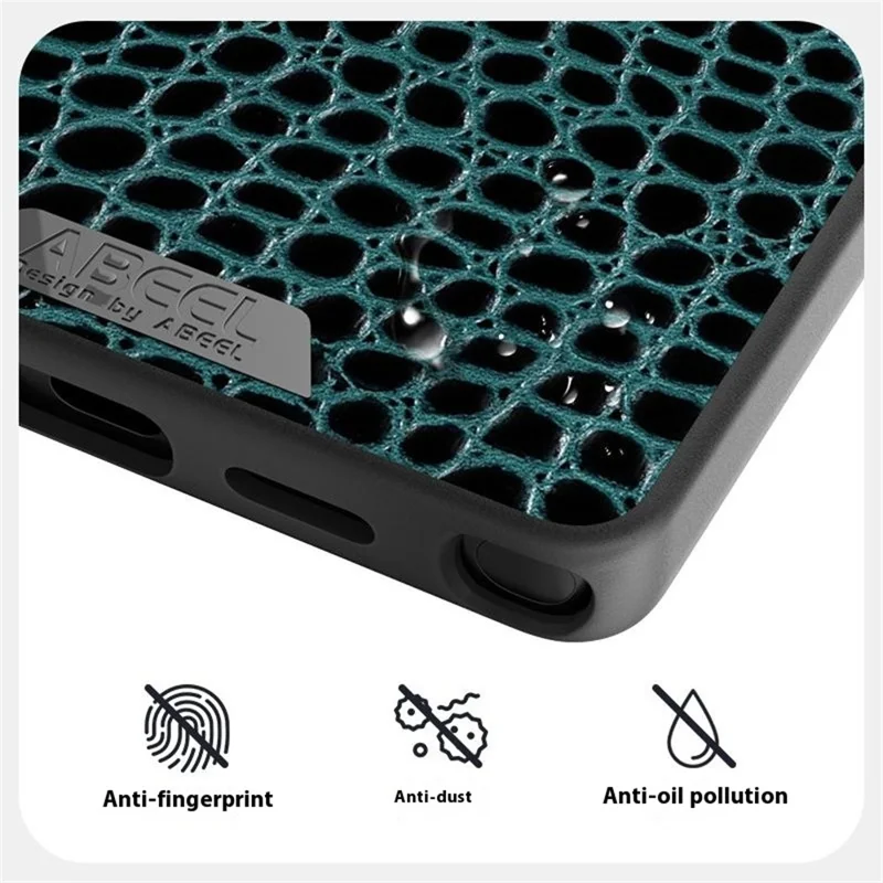 ABEEL For Samsung Galaxy S25 Ultra Case Compatible with MagSafe Crocodile Texture Micro-Embossing Back Cover - Green