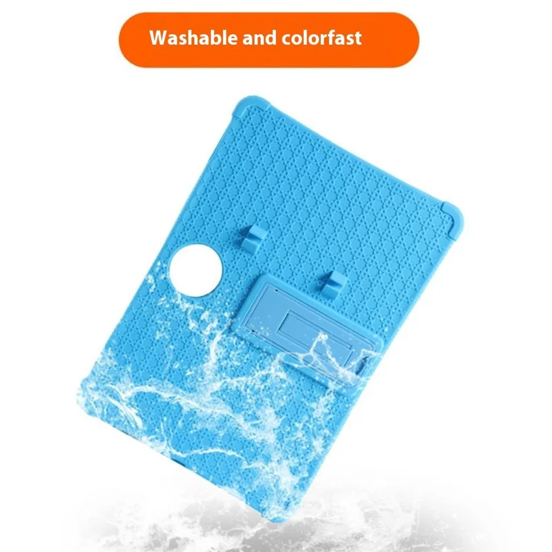 Capa para Tablet TCL NxtPaper 14 com Suporte, PC + Silicone Antiderrapante à Prova de Choque - Preta