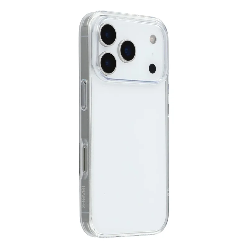 X-LEVEL For iPhone 17 Pro Max Case PC + TPU Transparent Anti Drop Phone Cover