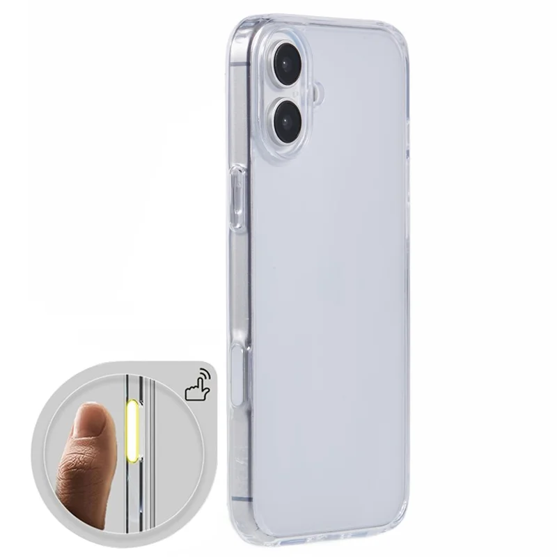 X-LEVEL For iPhone 17 Phone Case TPU + PC Clear Back Cover with Camera Control Button