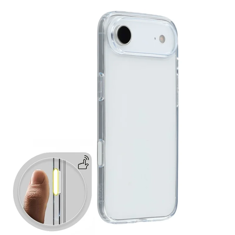 X-LEVEL For iPhone 17 Air Phone Case TPU + PC Clear Back Cover with Camera Control Button