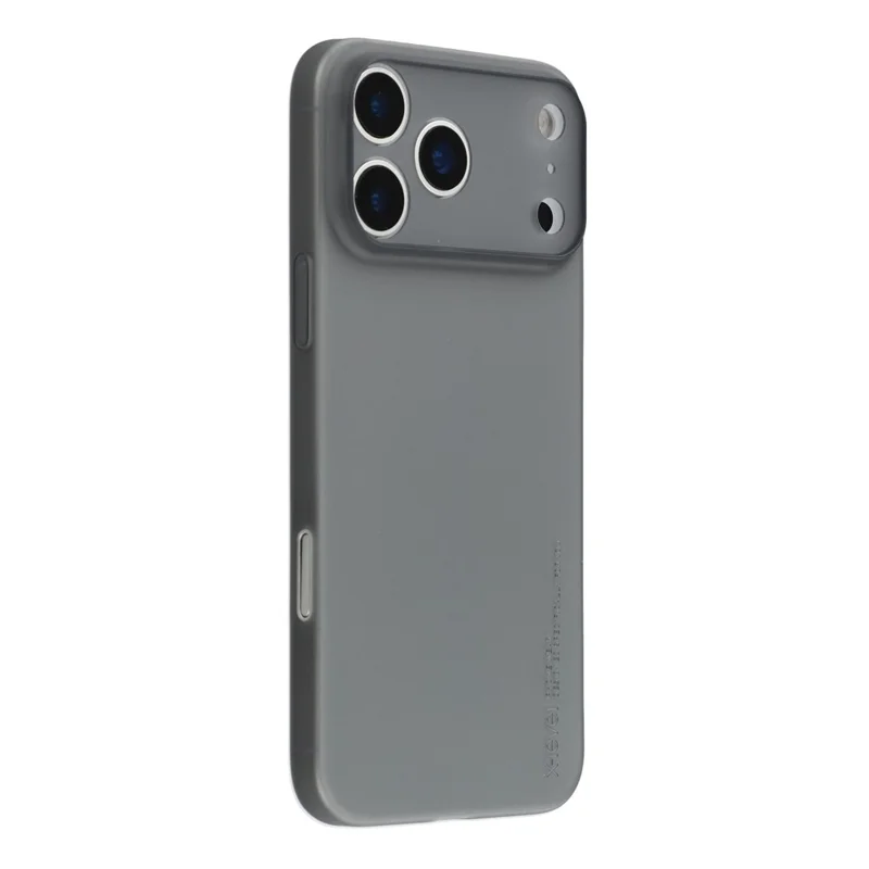X-LEVEL Wings II Series For iPhone 17 Pro Case Hard PP Matte Phone Cover 0.18mm Ultra-Thin - Transparent Black