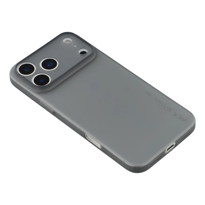 X-LEVEL Wings II Series For iPhone 17 Pro Case Hard PP Matte Phone Cover 0.18mm Ultra-Thin - Transparent Black