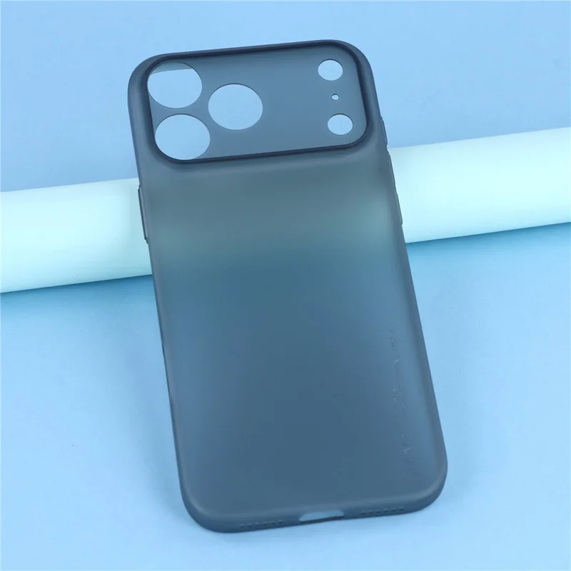 X-LEVEL Wings II Series For iPhone 17 Pro Case Hard PP Matte Phone Cover 0.18mm Ultra-Thin - Transparent Black
