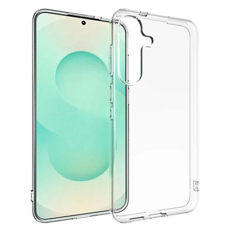 Étui pour Samsung Galaxy S25 FE Anti-Traces de Doigts Transparent en TPU Ultra-Résistant