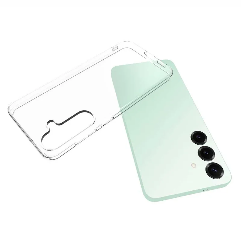 Étui pour Samsung Galaxy S25 FE Anti-Traces de Doigts Transparent en TPU Ultra-Résistant