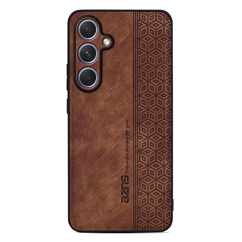 AZNS For Samsung Galaxy A17 5G / A26 5G Case Protective PU Leather Covered TPU Phone Shell - Brown