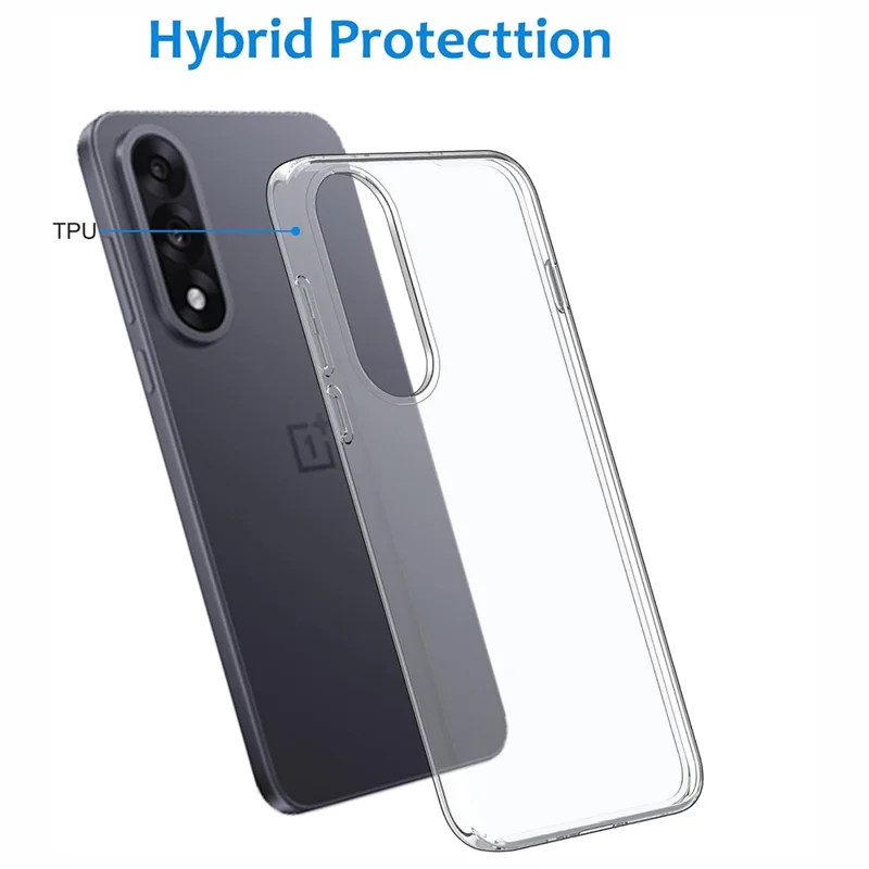 Funda para OnePlus Nord 5 5G Antihuellas Transparente Cubierta de teléfono de TPU