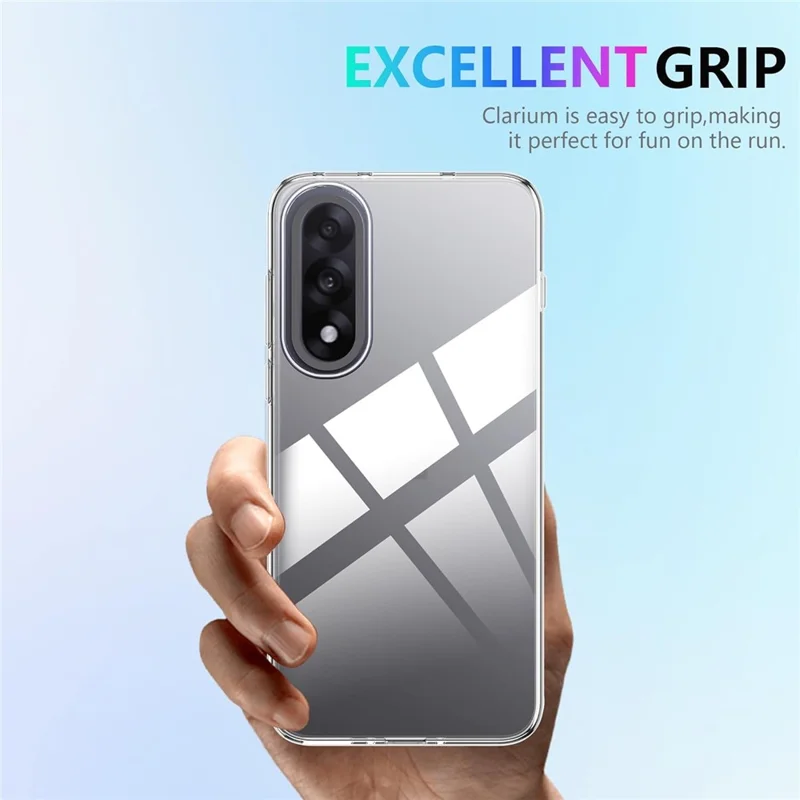 Чехол для OnePlus Nord 5 5G из ТПУ, прозрачный + 2 шт. защитного закаленного стекла с изогнутым краем 2.5D
