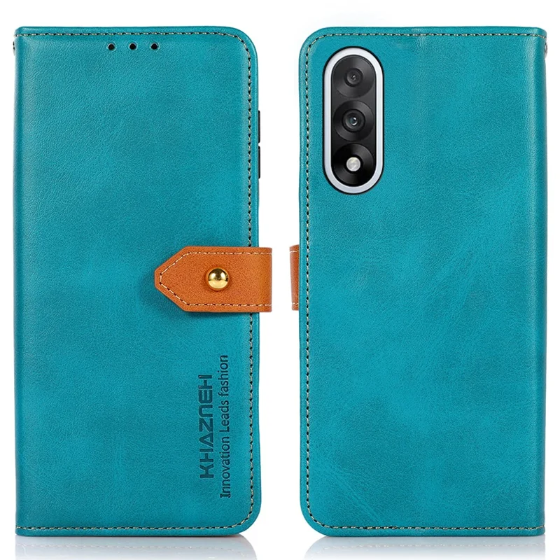 KHAZNEH Pour OnePlus Nord 5 5G Étui Portefeuille avec Support et Couverture Rabattable en Cuir - Bleu