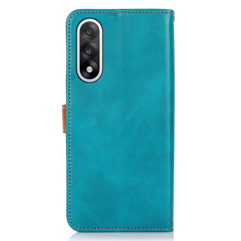 KHAZNEH Pour OnePlus Nord 5 5G Étui Portefeuille avec Support et Couverture Rabattable en Cuir - Bleu