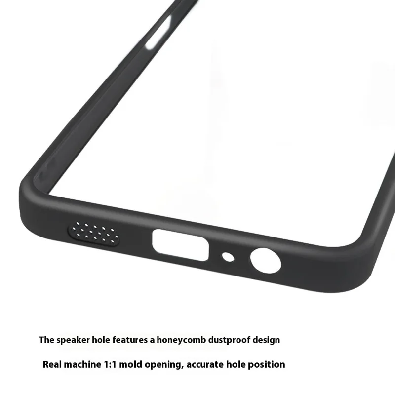 Capa para Samsung Galaxy A07 4G à Prova de Choque PC + TPU Transparente para Celular