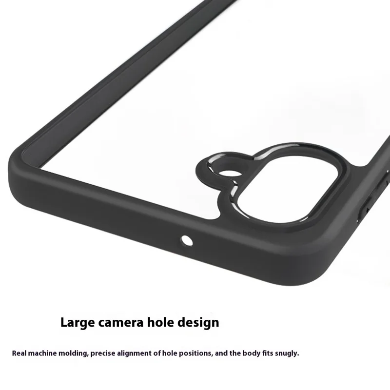 Capa para Samsung Galaxy A07 4G à Prova de Choque PC + TPU Transparente para Celular