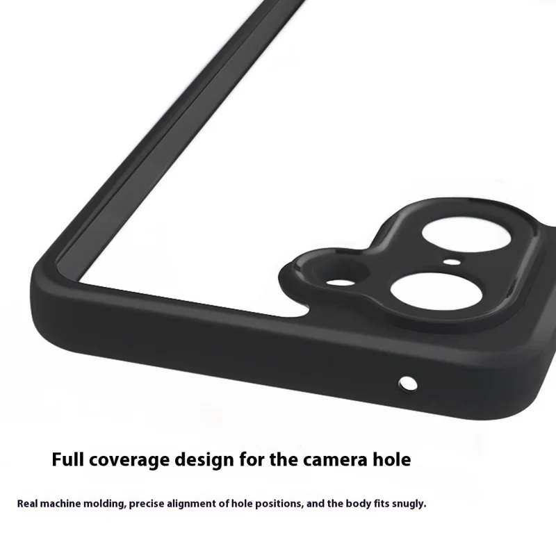 OnePlus Nord CE5 5G Hülle Stoßfest PC + TPU Transparente Rückseite Handyhülle