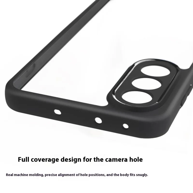 For OnePlus Nord 5 5G Case Shockproof PC + TPU Clear Back Phone Cover