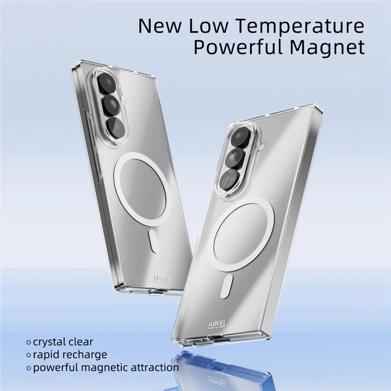 ABEEL For Samsung Galaxy Z Fold7 5G Magnetic Case Clear PC Anti Scratch Phone Cover