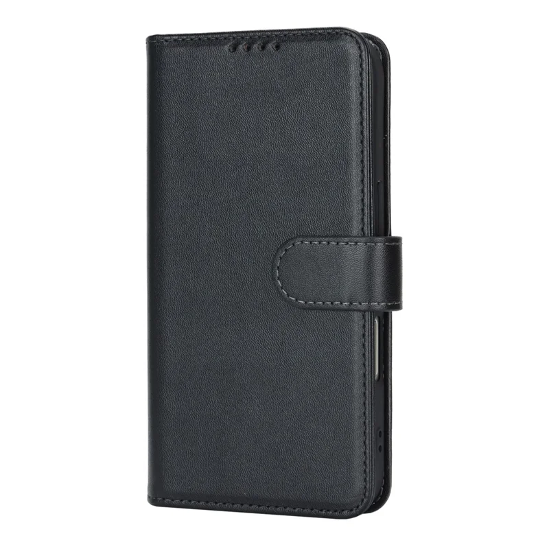 For iPhone 17 Stand Case Shockproof Leather Wallet Phone Cover - Black