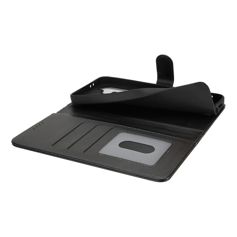 For Samsung Galaxy S24 FE Stand Case Shockproof Leather Wallet Phone Cover - Black