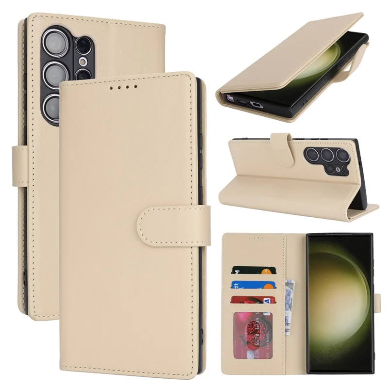 For Samsung Galaxy S23 Ultra Stand Case Shockproof Leather Wallet Phone Cover