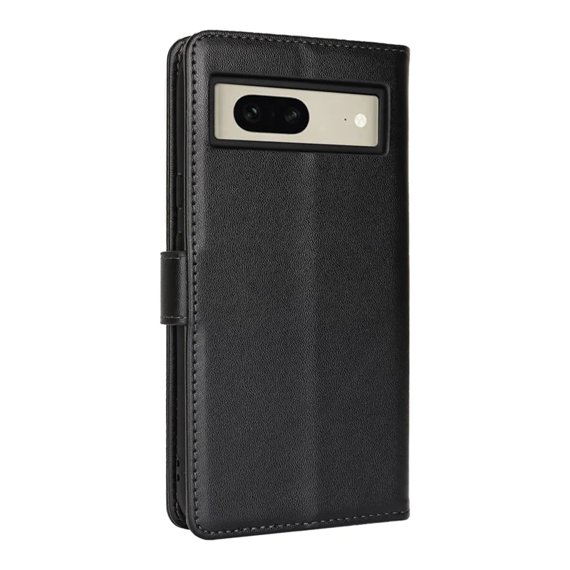 For Google Pixel 7 5G Stand Case Shockproof Leather Wallet Phone Cover - Black