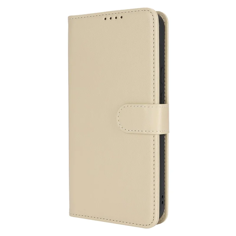 For Google Pixel 7a Stand Case Shockproof Leather Wallet Phone Cover - Beige