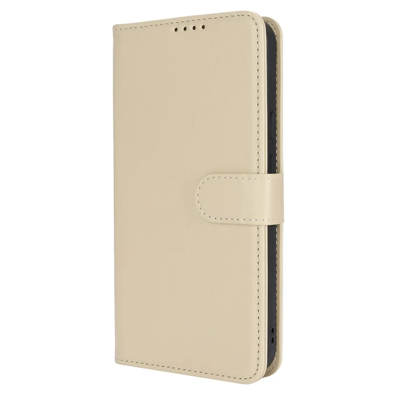 For Google Pixel 8 Pro Stand Case Shockproof Leather Wallet Phone Cover - Beige