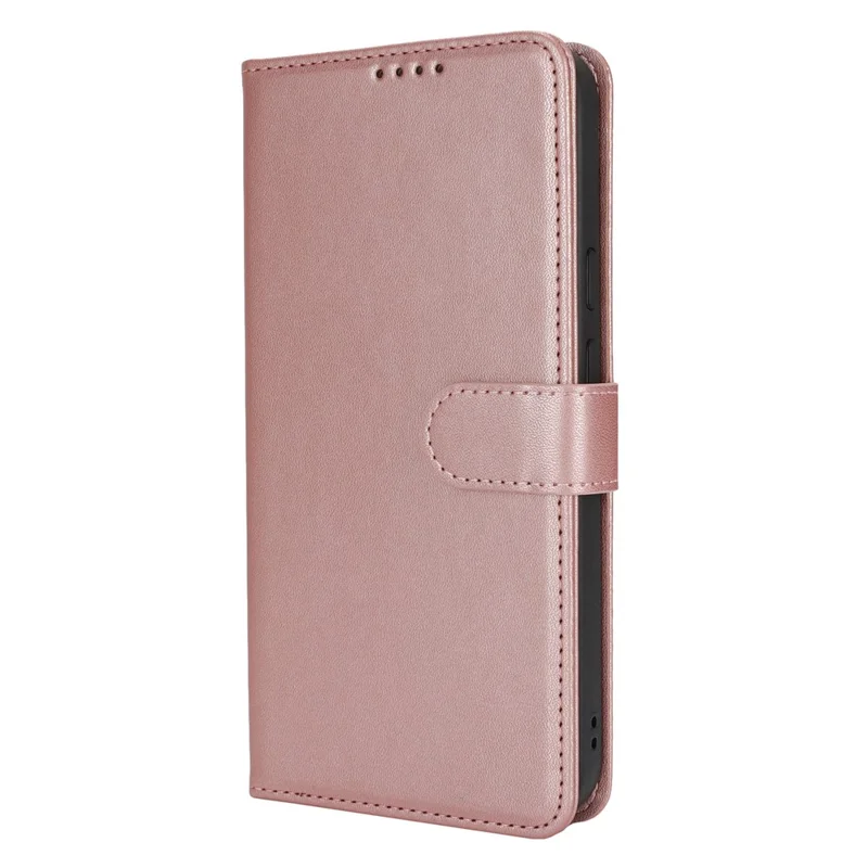 For Google Pixel 8 Pro Stand Case Shockproof Leather Wallet Phone Cover - Rose Gold