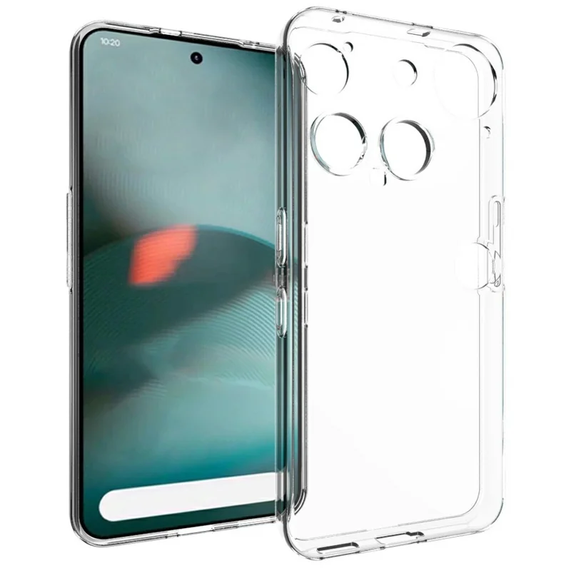 For Nothing Phone (3) 5G Back Cover Ultra Thin Flexible TPU Clear Phone Case