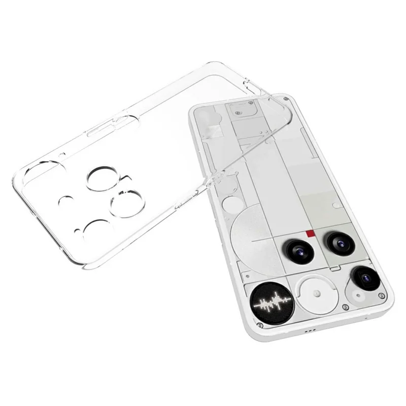 For Nothing Phone (3) 5G Back Cover Ultra Thin Flexible TPU Clear Phone Case