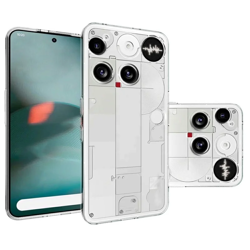 For Nothing Phone (3) 5G Back Cover Ultra Thin Flexible TPU Clear Phone Case