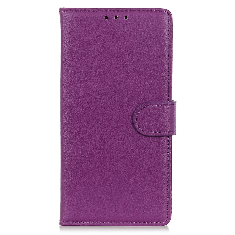 Étui Portefeuille Pour OnePlus Nord 5 5G en Cuir PU Texture de Litchi - Violet