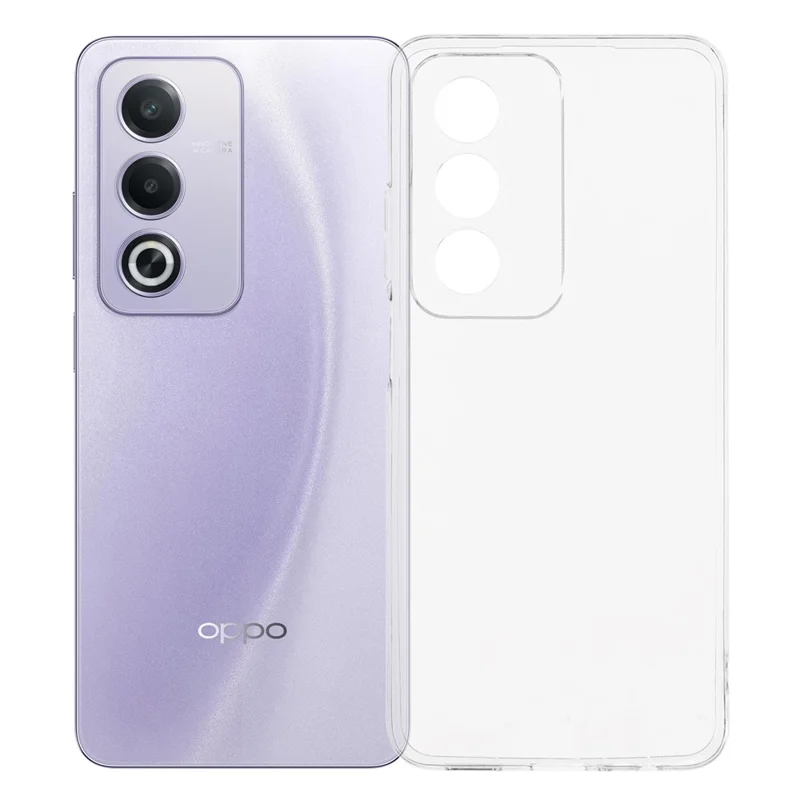 Per Oppo A80 5G / A3 Pro (India) 5G Cover Posteriore Ultra Sottile Flessibile TPU Custodia Trasparente per Cellulare