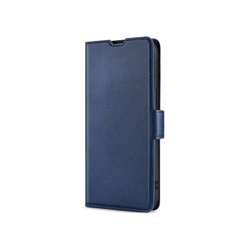 For Realme C71 4G Case Card Holder PU Leather Phone Cover - Blue