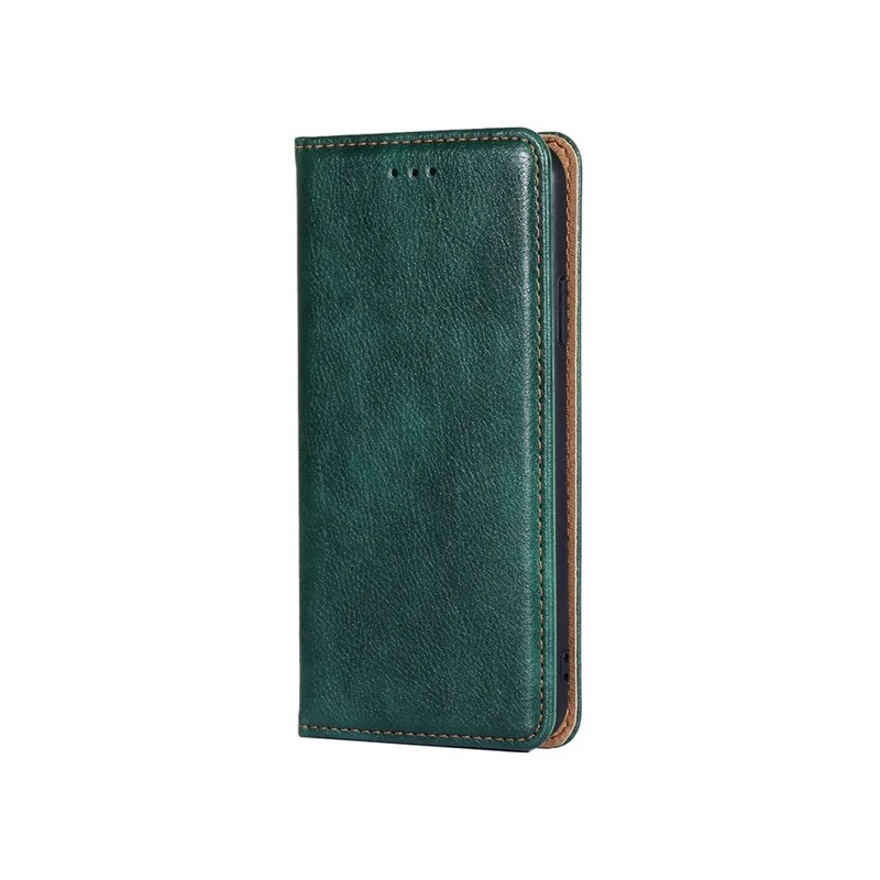 For Samsung Galaxy A05 4G Case Wallet PU Leather Magnetic Auto-Absorbed Phone Cover - Green