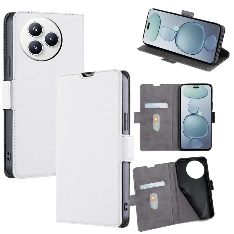 Cover per Xiaomi Civi 5 Pro 5G con Porta Carte Custodia in Pelle PU - Bianco