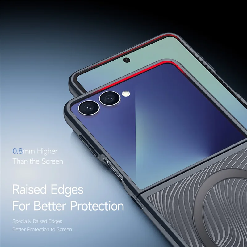 Dux Ducis Aimo Series For Samsung Galaxy Z Flip7 5G Compatible with MagSafe PC + TPU Slim Cover Without Glass