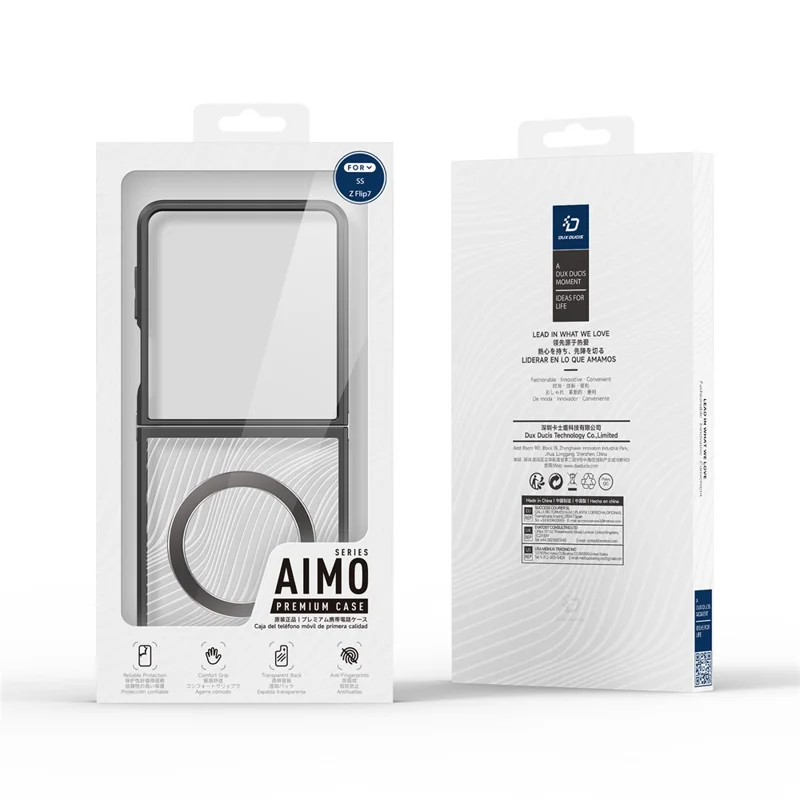 Dux Ducis Aimo Series For Samsung Galaxy Z Flip7 5G Compatible with MagSafe PC + TPU Slim Cover Without Glass