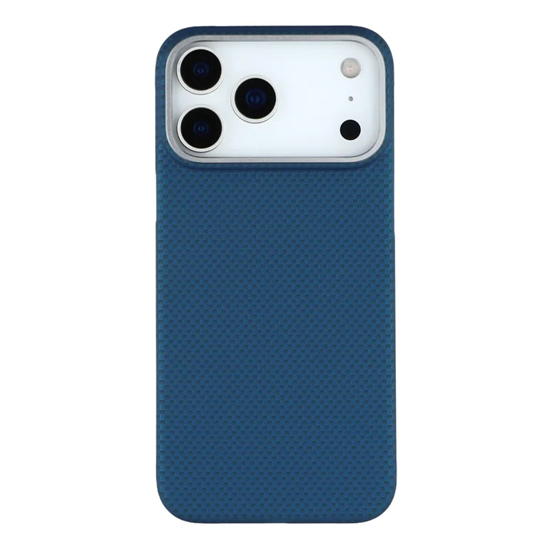 X-LEVEL Para Capa de iPhone 17 Pro Compatível com MagSafe Fibra de Carbono Nanométrica + Estrutura de Lente Metálica - Azul