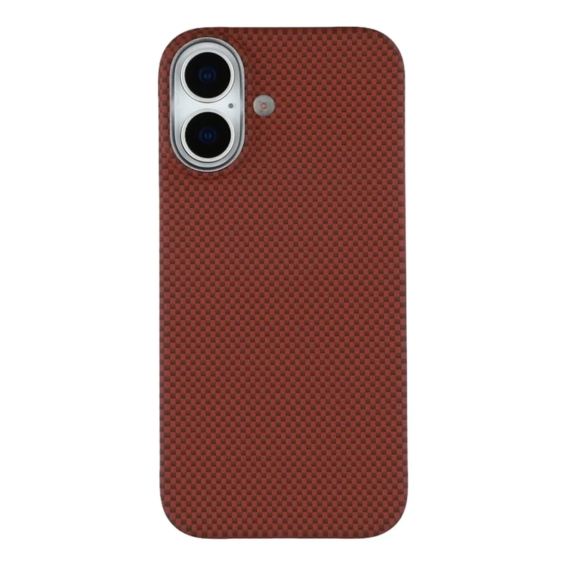 X-LEVEL For iPhone 17 Case Compatible with MagSafe Carbon Nanofiber + Metal Lens Frame Phone Cover - Red