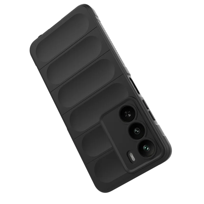 Cover posteriore per Realme C73 5G / Narzo 80 Lite 5G - Custodia antiurto in morbido TPU - Nero