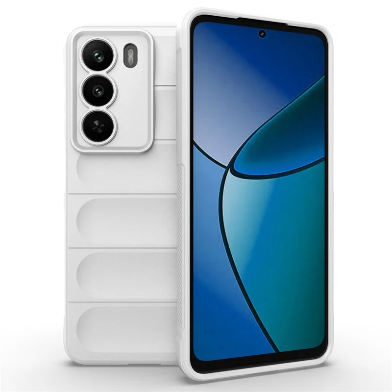 For Realme C73 5G  /  Narzo 80 Lite 5G Case Anti-Drop Soft TPU Rugged Phone Back Cover - White