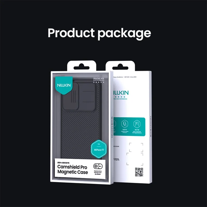 NILLKIN Camshield Pro for Xiaomi Poco F7 5G  /  Redmi Turbo 4 Pro 5G Case Compatible with MagSafe TPU + PC Phone Cover with Slider Camera