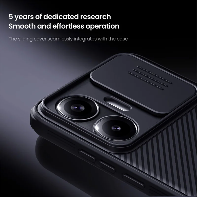 NILLKIN Camshield Pro for Xiaomi Poco F7 5G  /  Redmi Turbo 4 Pro 5G Case Compatible with MagSafe TPU + PC Phone Cover with Slider Camera