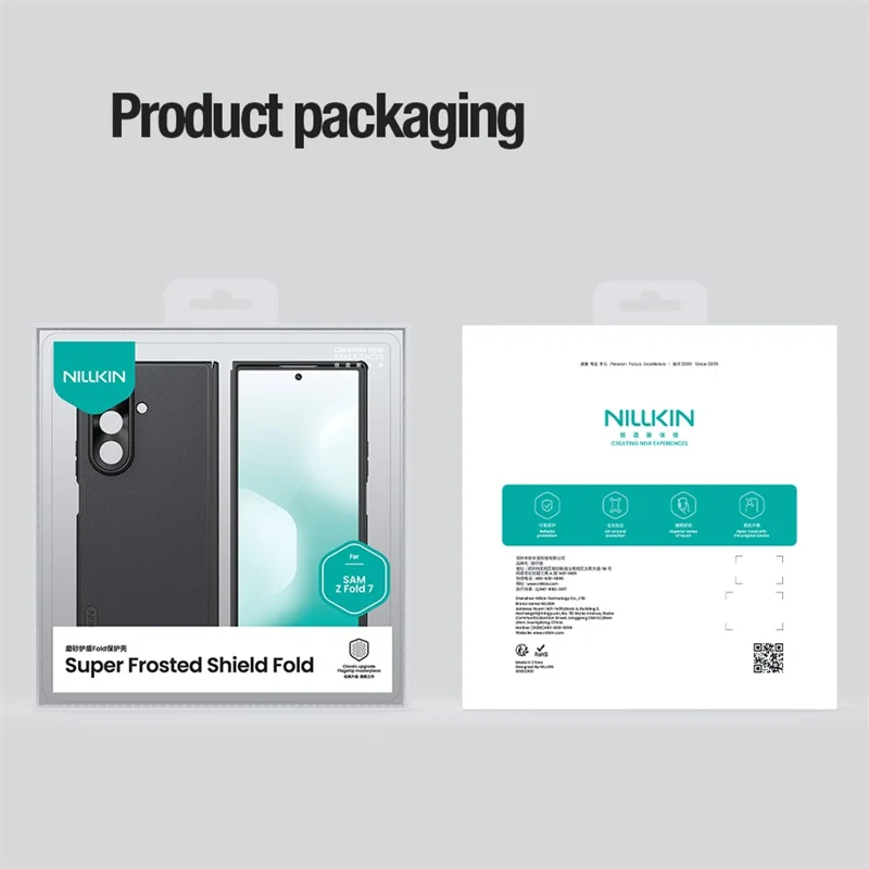 NILLKIN Super Frosted Shield Fold for Samsung Galaxy Z Fold7 5G Case PC Matte Phone Cover