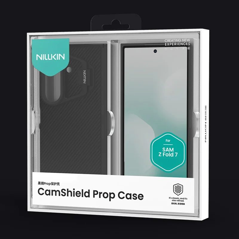 NILLKIN CamShield Prop Series For Samsung Galaxy Z Fold7 5G Case PC Phone Cover with Clear Camera Lid