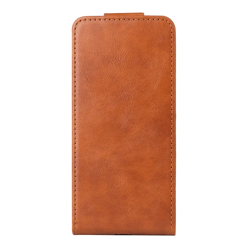 For TECNO Spark 40 4G Stand Case Magnetic Clasp Vertical Flip Leather Phone Cover with Card Holder - Orange