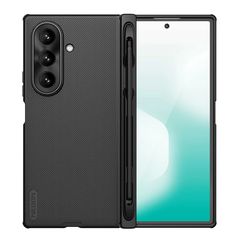 NILLKIN Super Frosted Shield Fold für Samsung Galaxy Z Fold7 5G Hülle PC Matter Telefondeckel mit Stylus-Stift