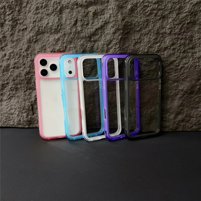 Funda para iPhone 17 Pro Max Antigolpes de TPU + PC - Rosa